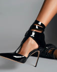 T-STRAP PUMP BLACK