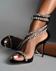 SOLEIL SANDAL BLACK KITTEN