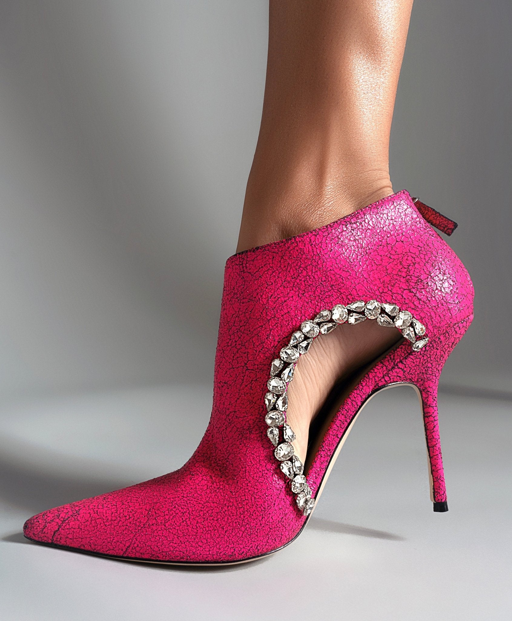 SOLEIL BOOTIE HOT PINK