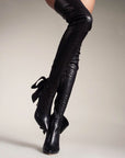 THIGH HIGH STRETCH BOOT 3" HEEL