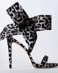 LEOPARD PRINT OPEN TOE