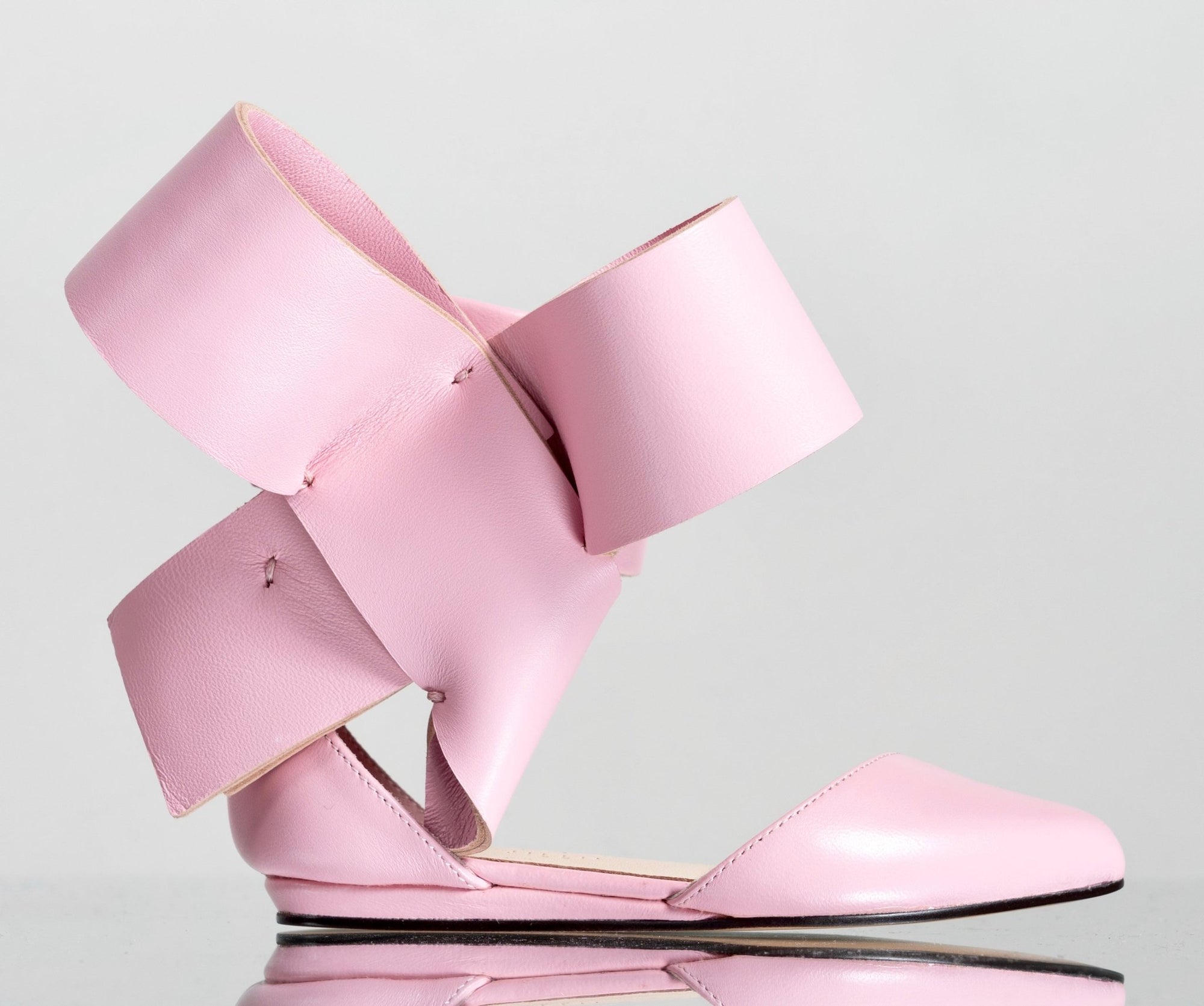 KIDS BOW FLAT PINK