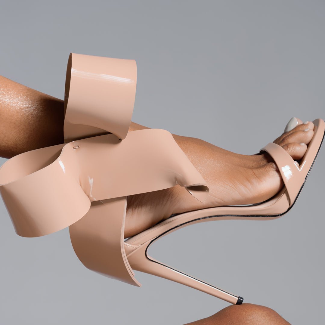 TAN OPEN TOE