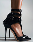 T-STRAP PUMP BLACK