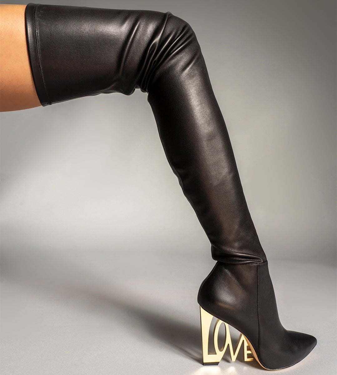 LOVE WEDGE THIGH BOOT