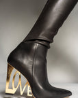 LOVE WEDGE THIGH BOOT