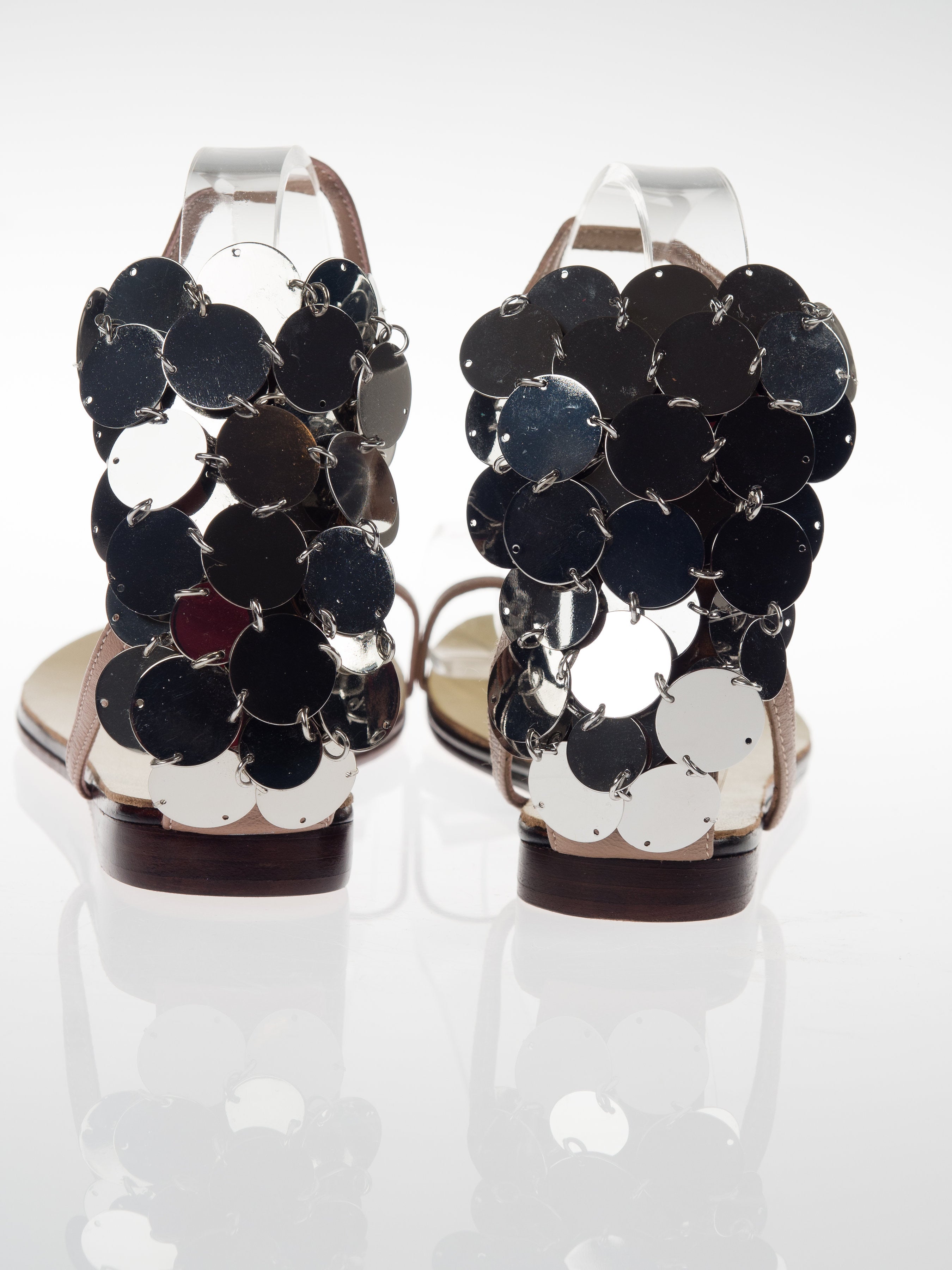 COIN SANDAL SILVER