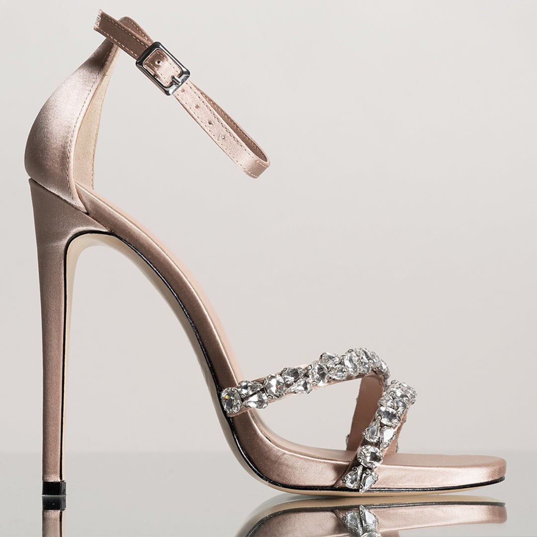SOLEIL OPEN TOE TAN