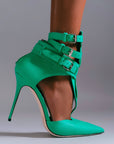 T-STRAP PUMP GREEN