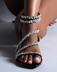 SOLEIL FLAT SANDAL BLACK