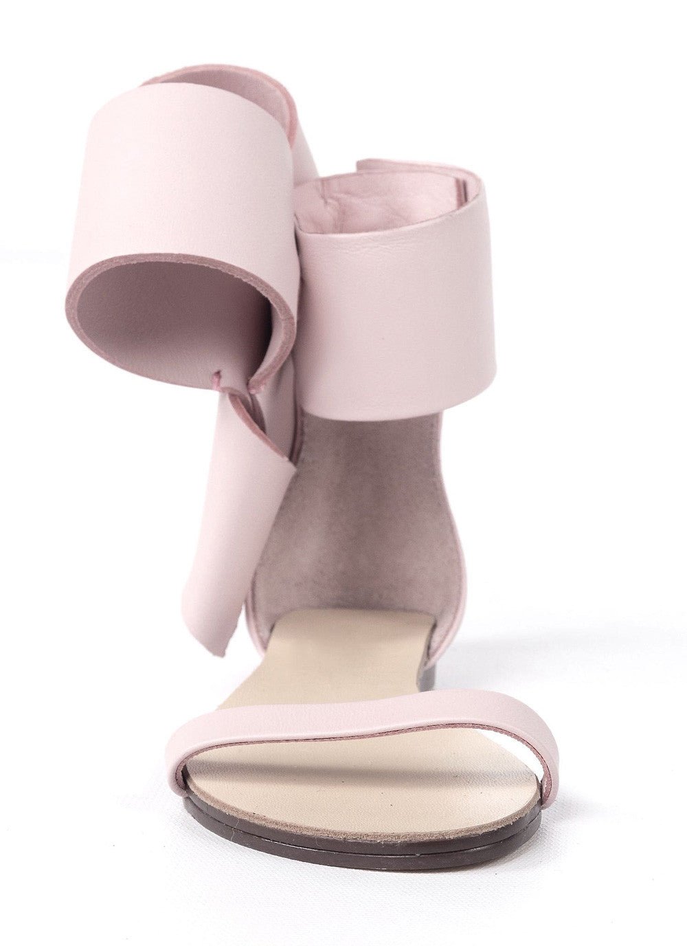 KIDS BOW SANDAL BLUSH NUDE