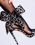LEOPARD PRINT OPEN TOE