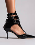 T-STRAP PUMP BLACK