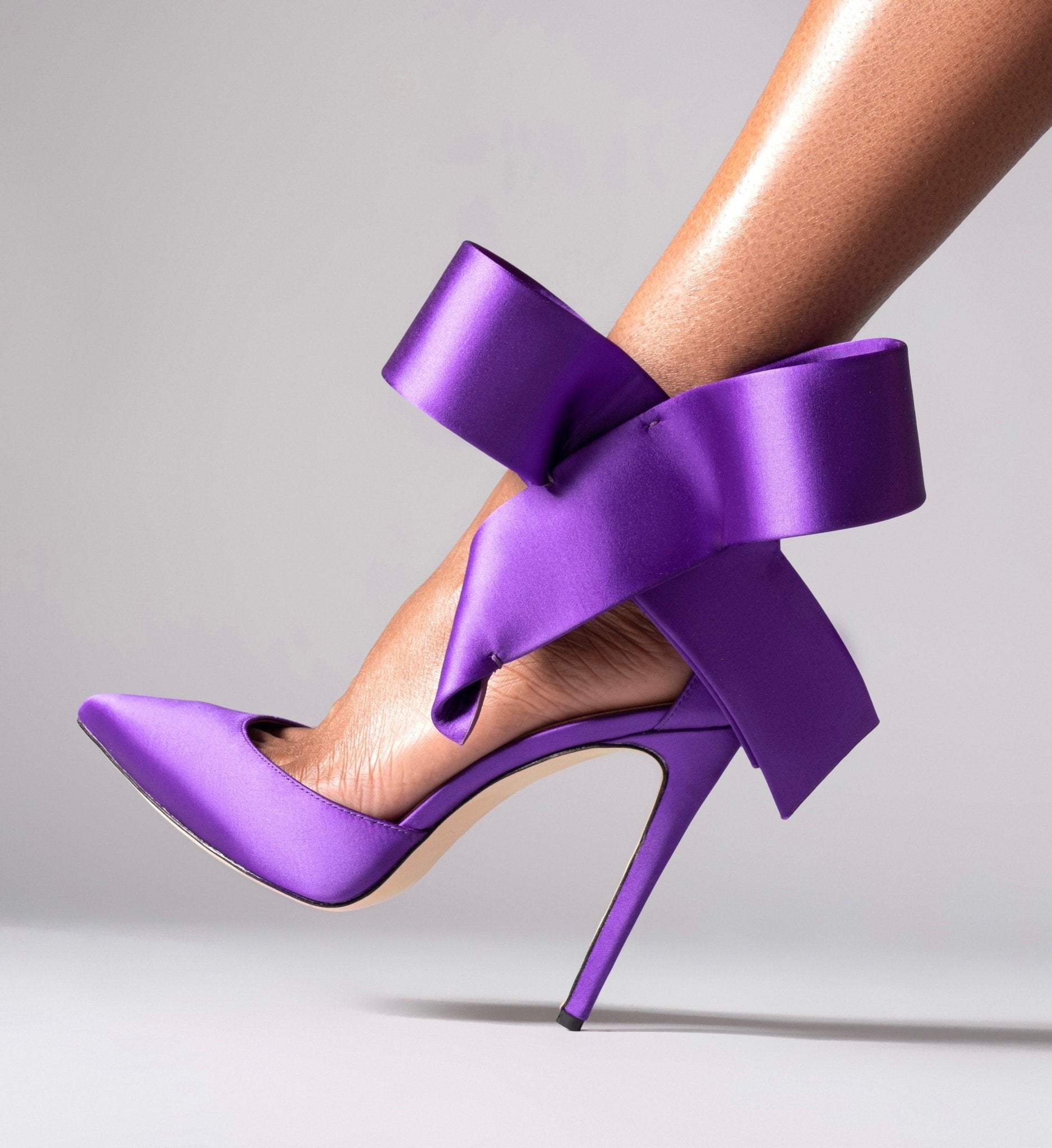 purple dress pumps Dark Purple Suede Block Heels Pumps, Leather Shoes With Ankle Strap, V-Cut Pointy Toe, Short Heel Closed-toe Sandals, Purple Dress Shoes