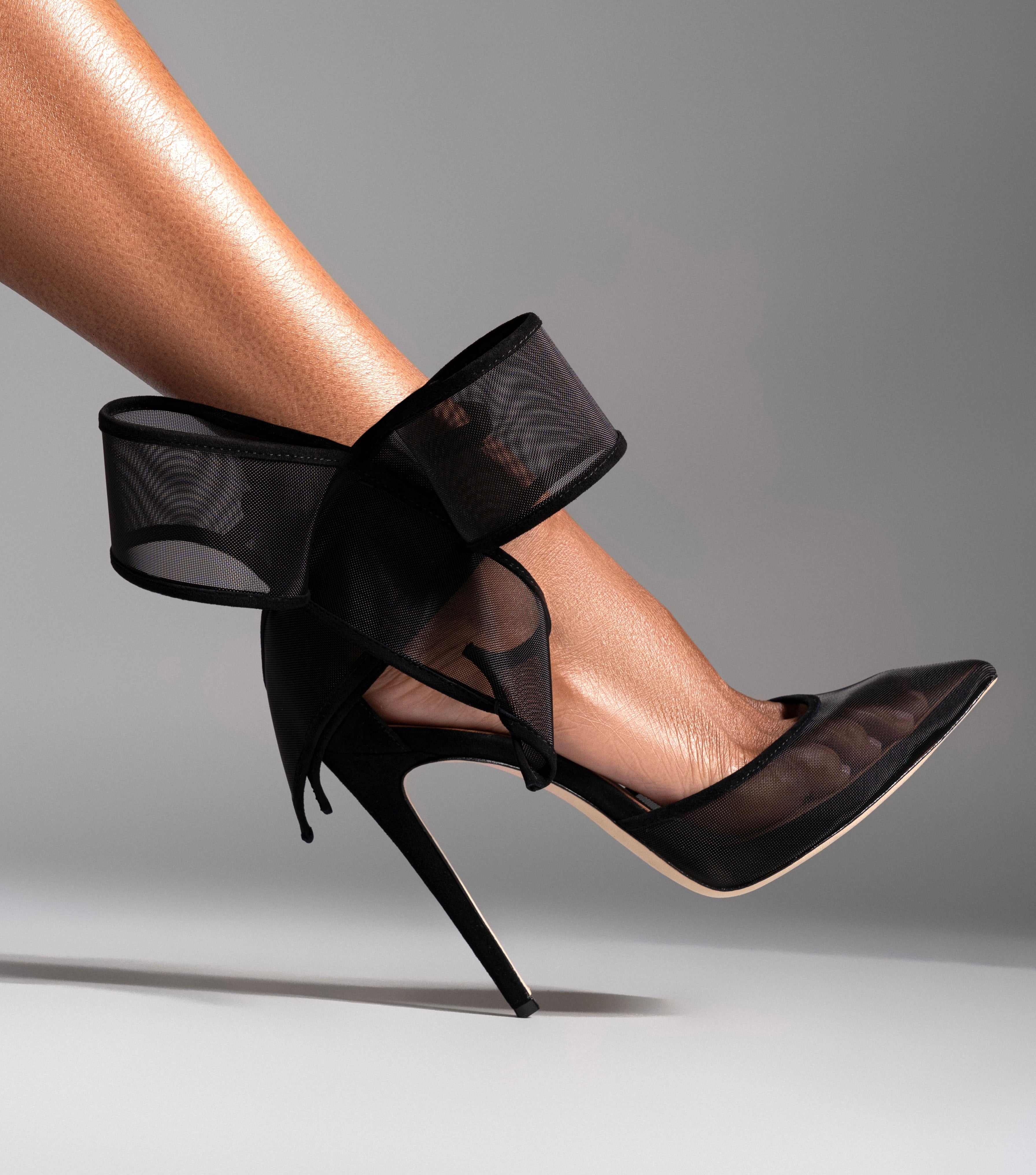 Bow high heels hotsell