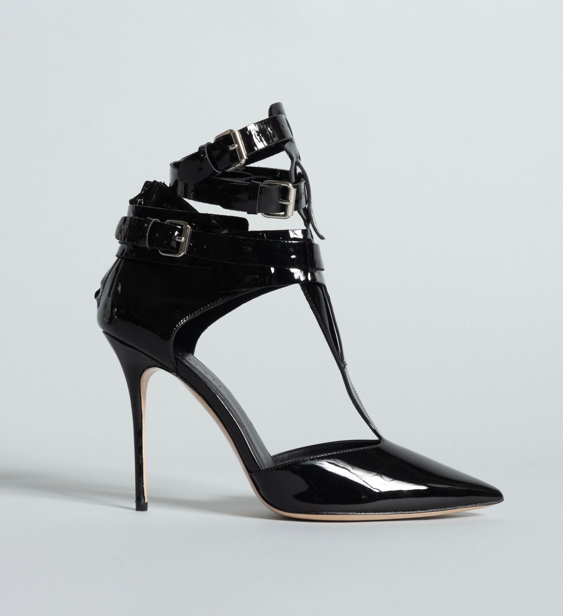 T-STRAP PUMP BLACK