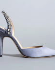 SOLEIL SLINGBACK BLUE GRAY KITTEN