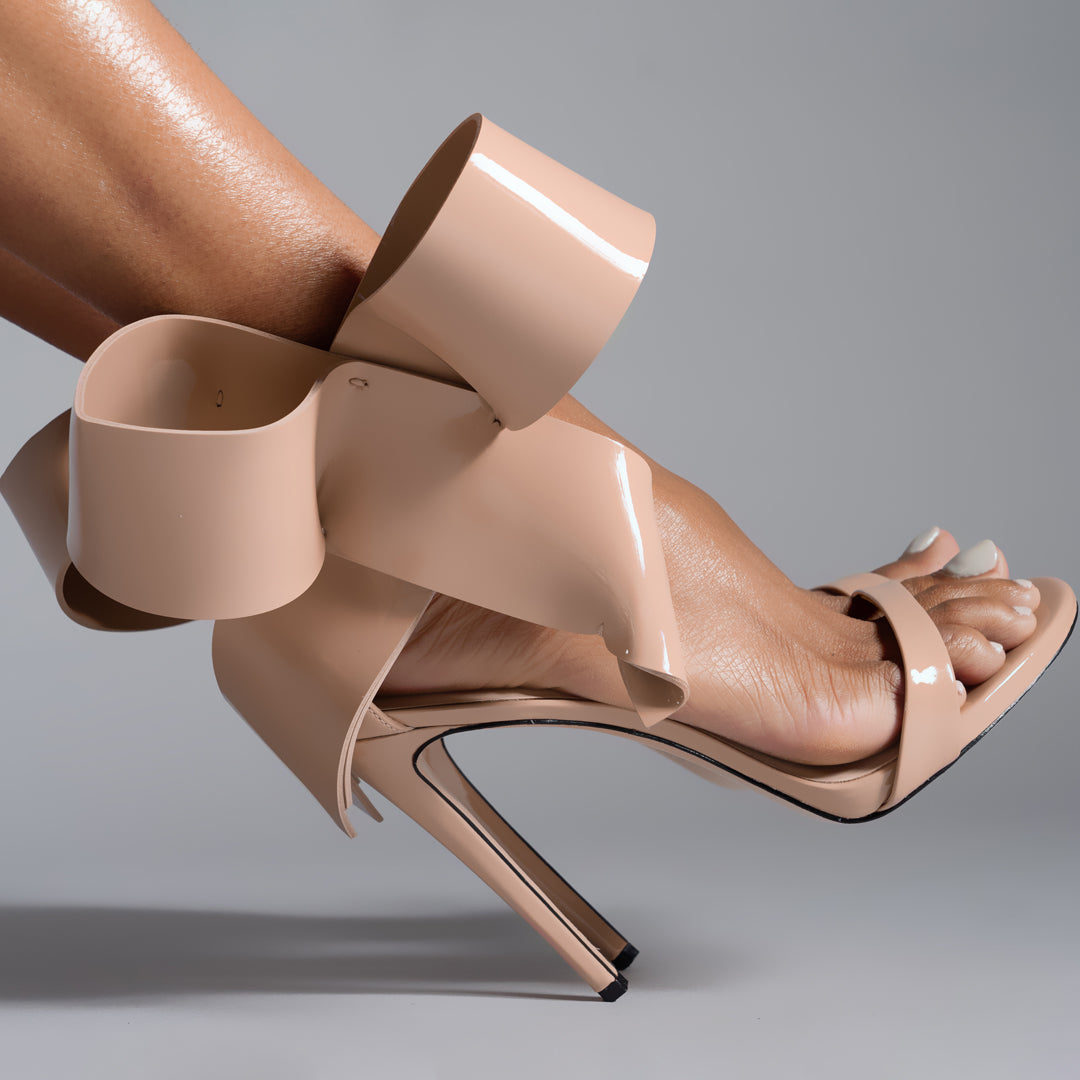 TAN OPEN TOE