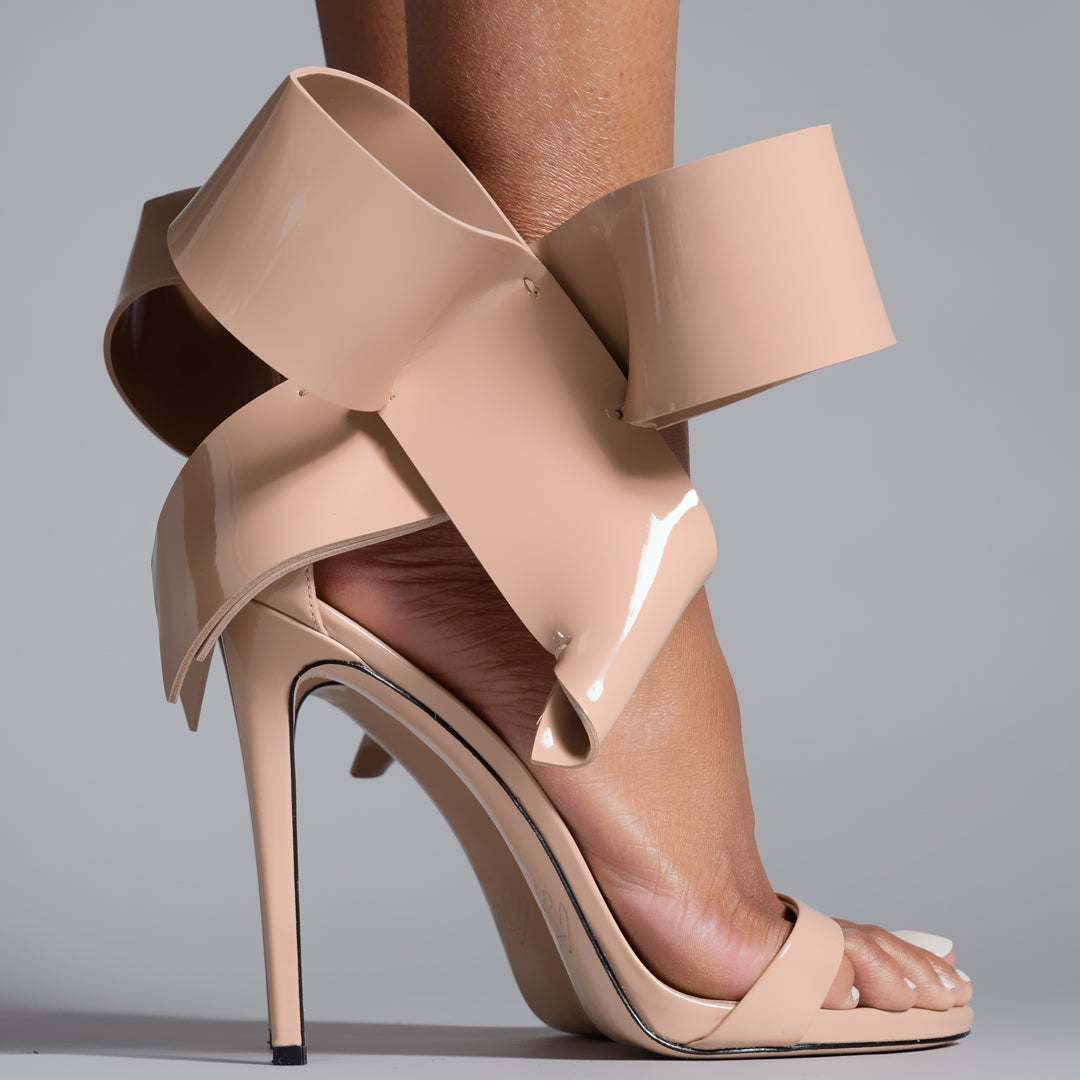 TAN OPEN TOE