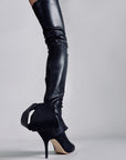 THIGH HIGH STRETCH BOOT 3" HEEL