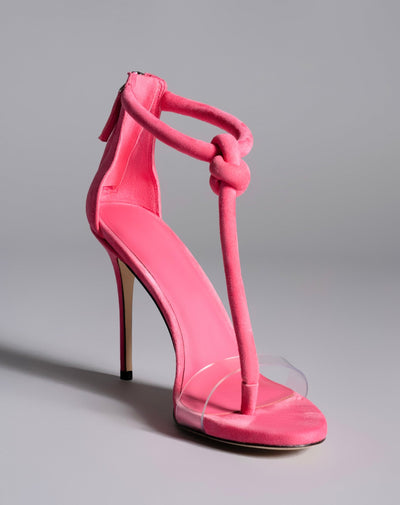 Aminta Heel in Jaipur Pink Eel
